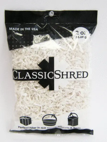 White 2oz Paper Shred