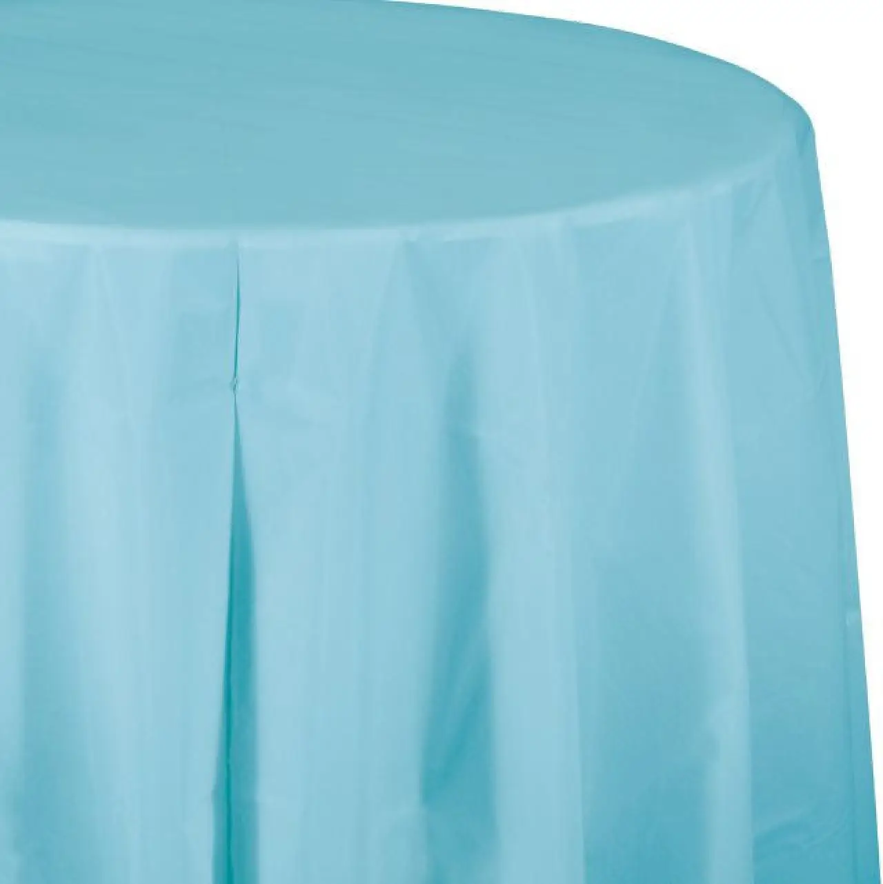 Pastel Blue 82in Plstc Rnd TC