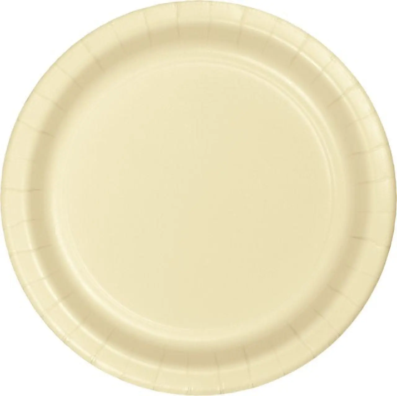 Ivory 7in Ppr Plt