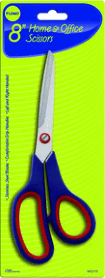 8in Scissors w/Rubber Handle