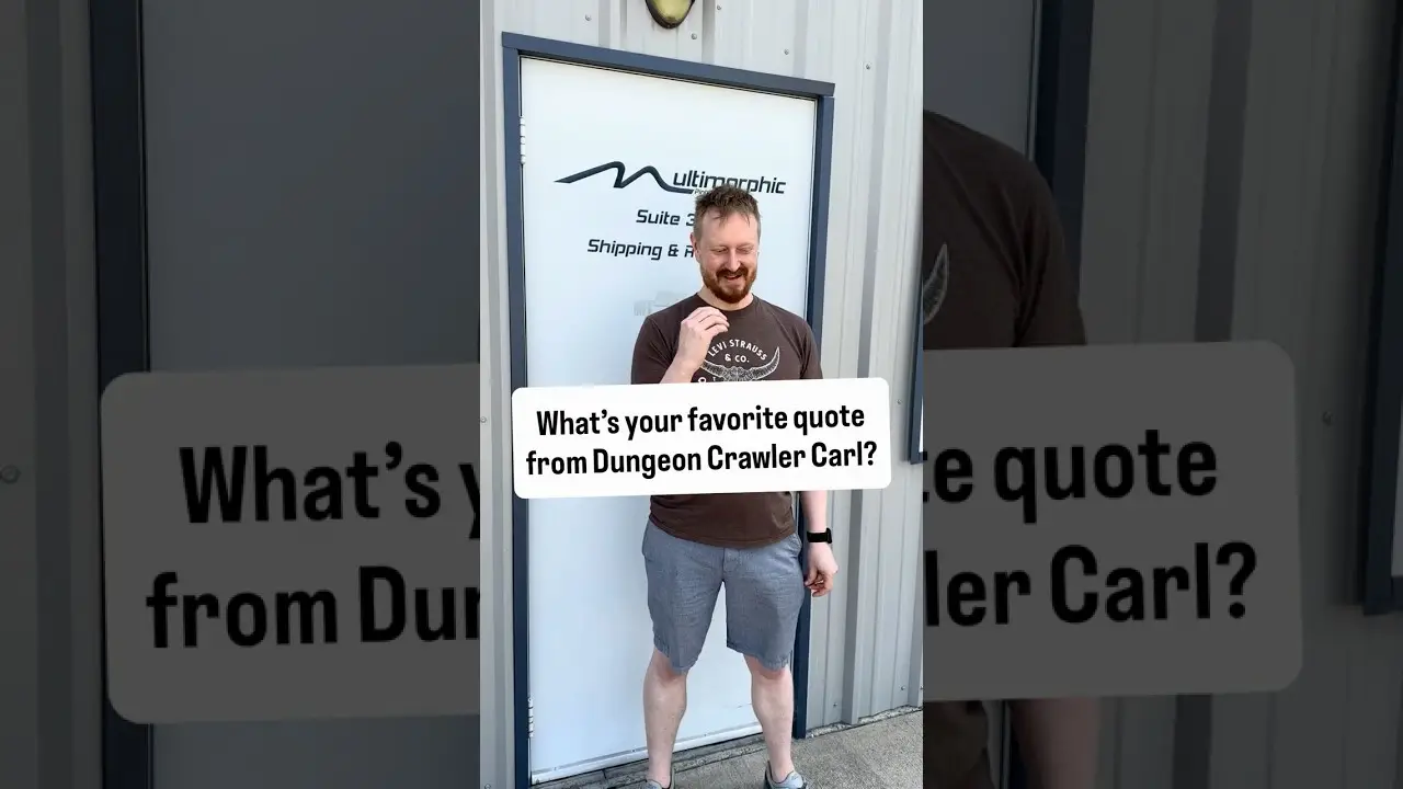 Artist extraordinaire Brad Albright shares his favorite #DungeonCrawlerCarl quote! 🤔🤣#pinball video thumbnail