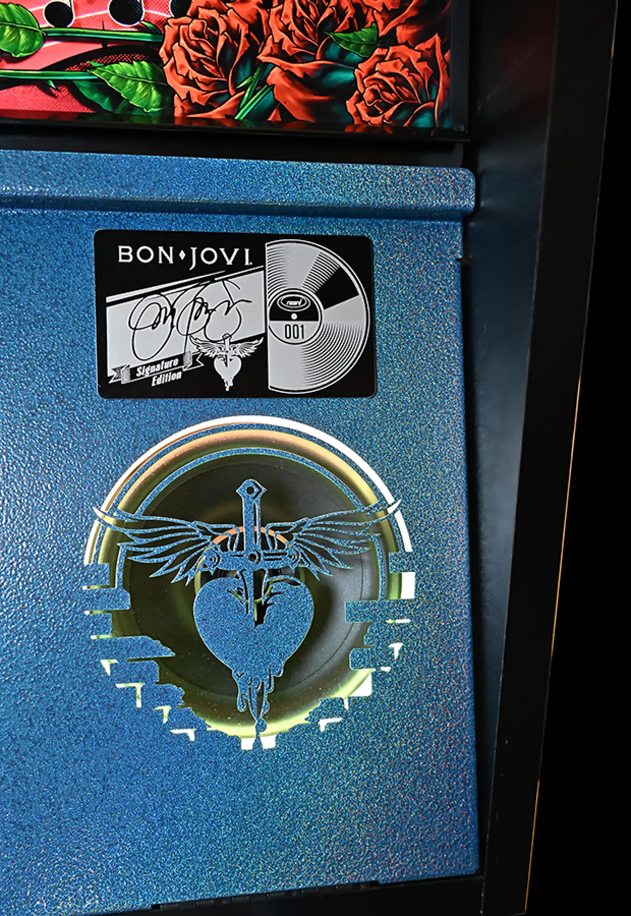Bon Jovi Pinball Heart and Dagger speaker grill