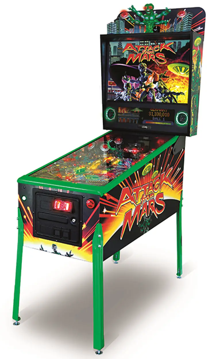 Attack from Mars Remake official cabinet or playfield detail 2