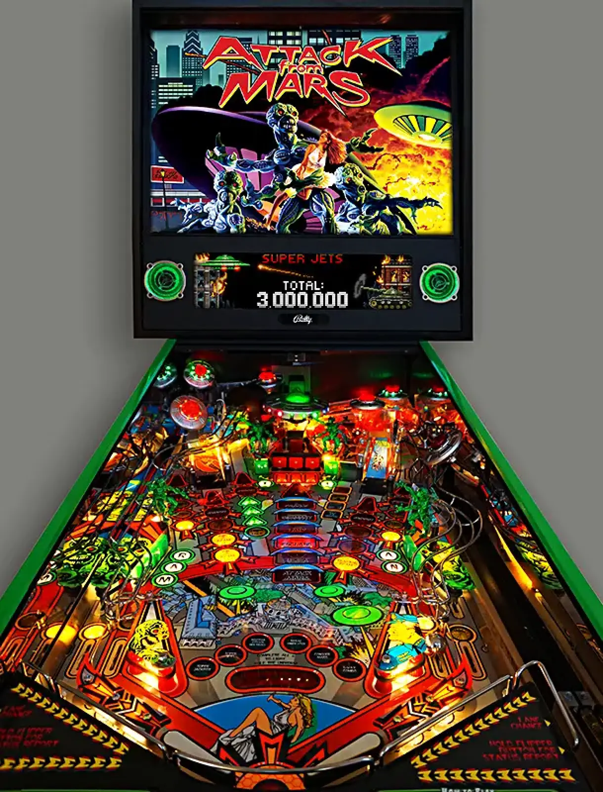 Attack from Mars Remake official cabinet or playfield detail 3