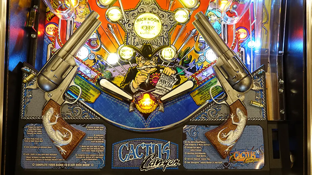 Cactus Canyon Remake official cabinet or playfield detail 6