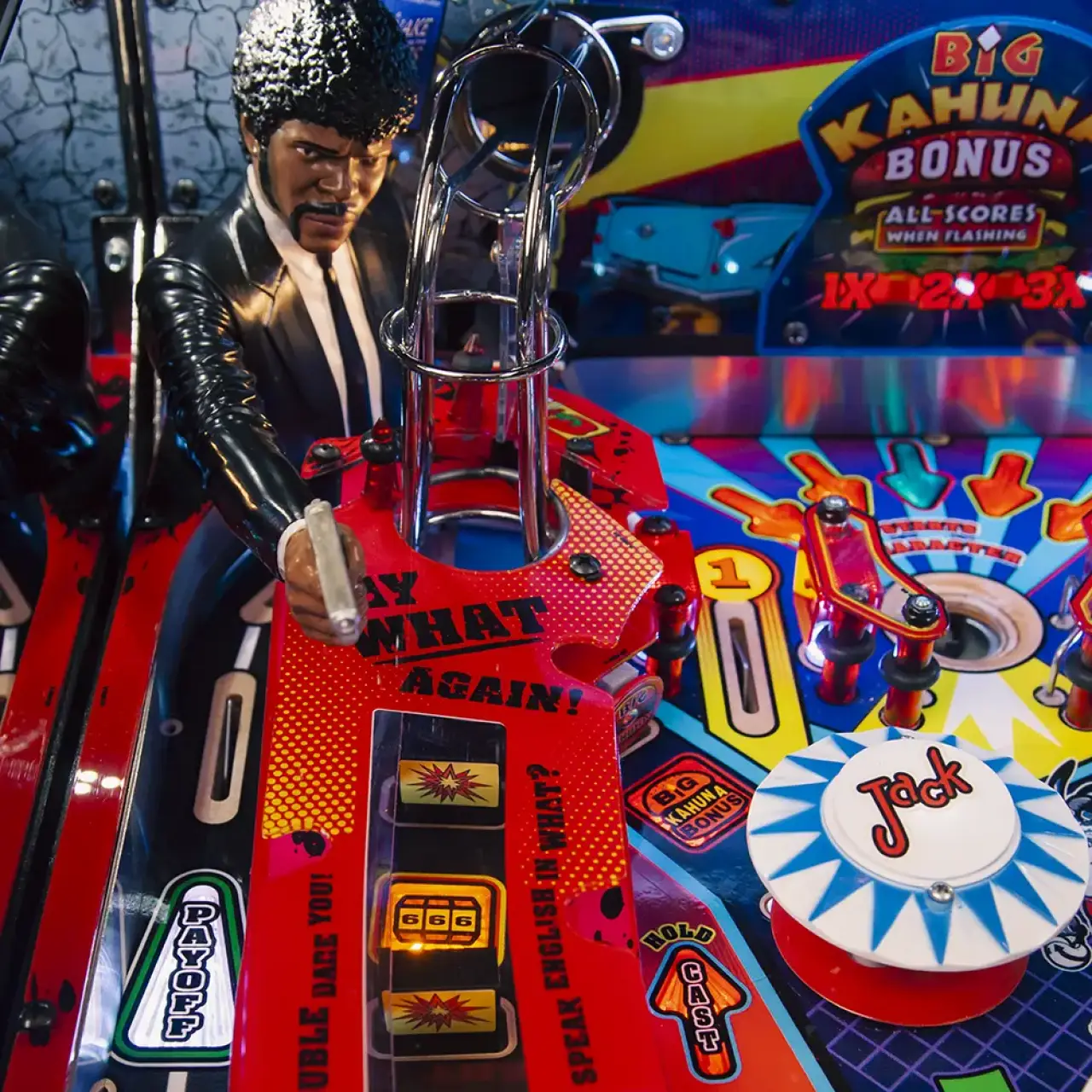 Pulp Fiction Pinball official cabinet or playfield detail 5