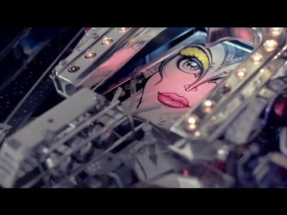 Bride of Pinbot 2.0 official cabinet or playfield detail 2