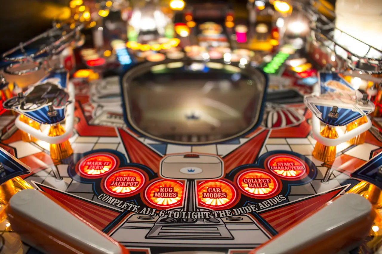 The Big Lebowski official cabinet or playfield detail 3