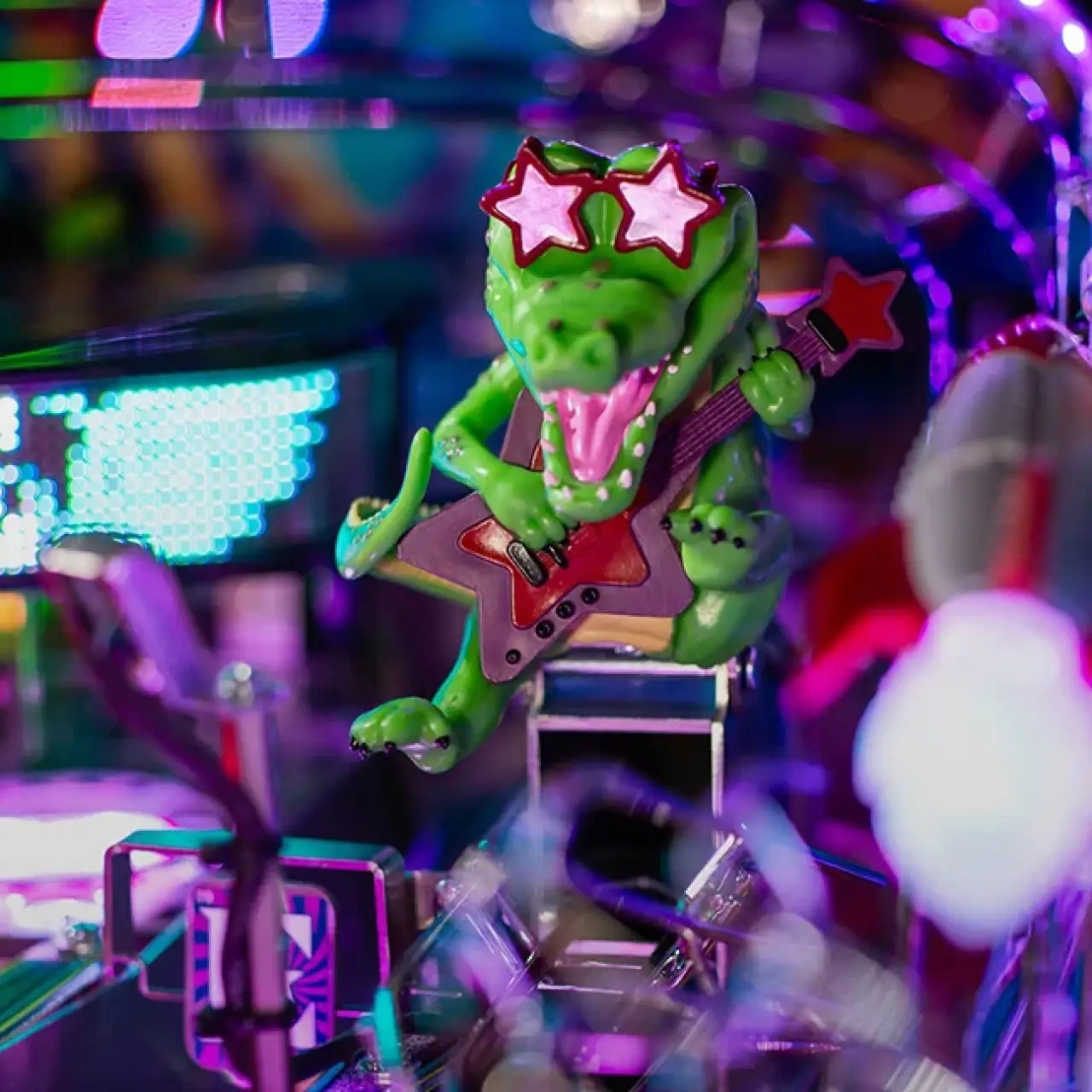 Elton John pinball machine official detail 6