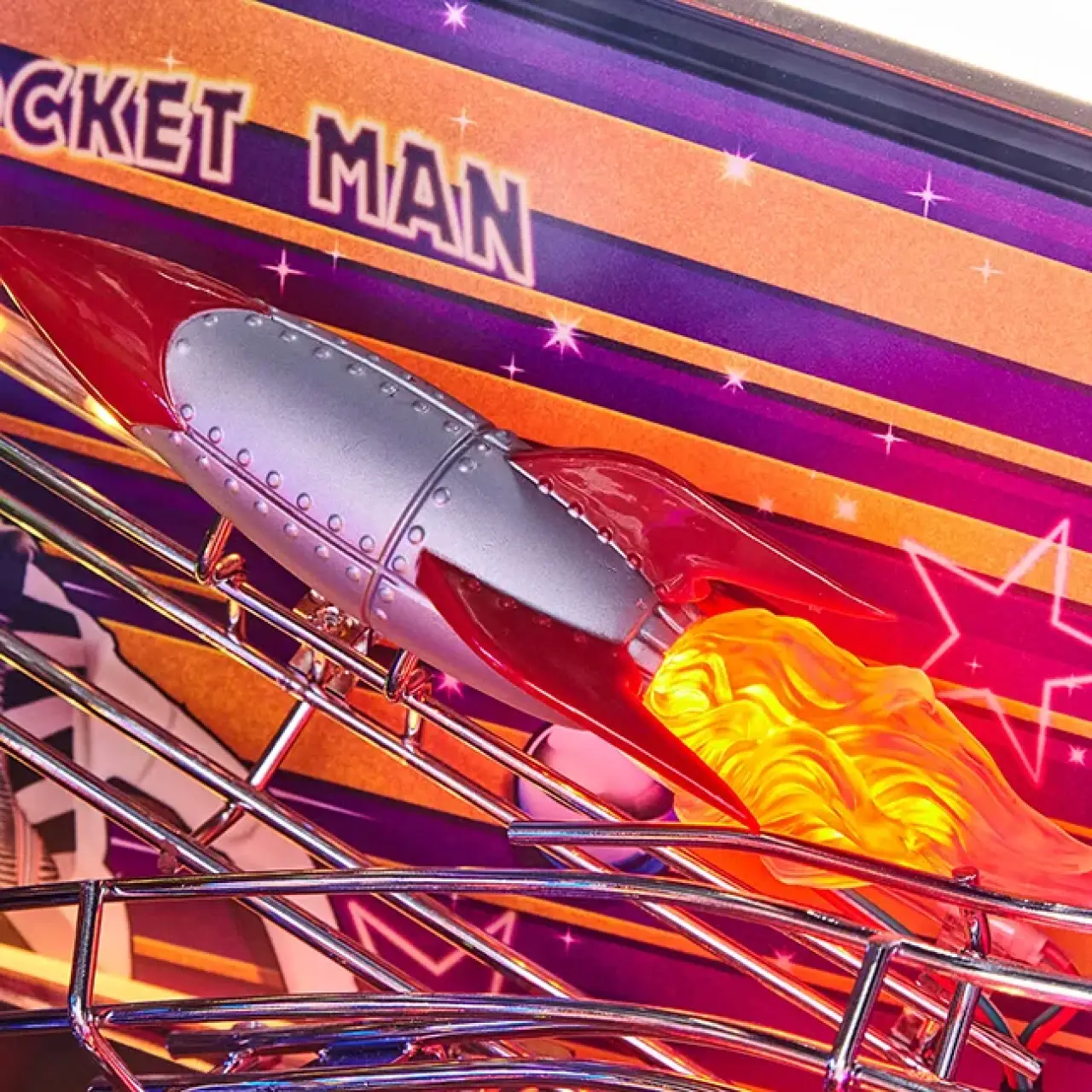 Elton John pinball machine official detail 4