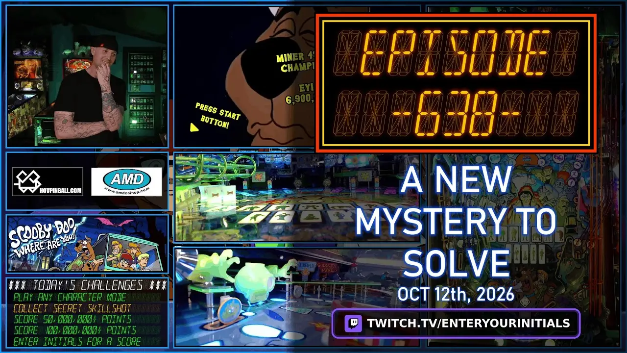 Episode 638 - Spooky Pinball's Scooby Doo - A New Mystery To Solve video thumbnail