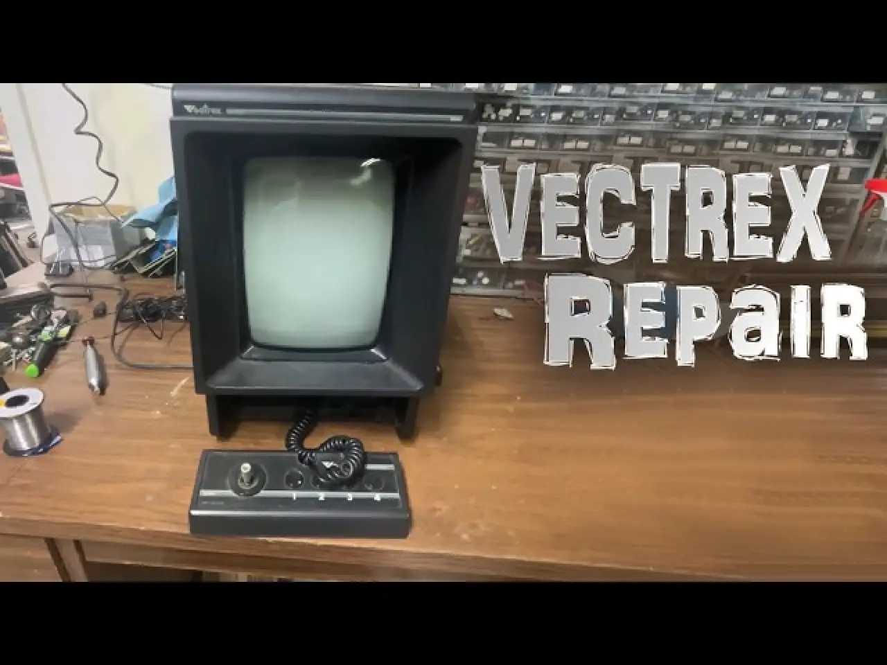 Fixing a Rare Vectrex Video Game System - Vector Arcade-Style Monitor Repair video thumbnail