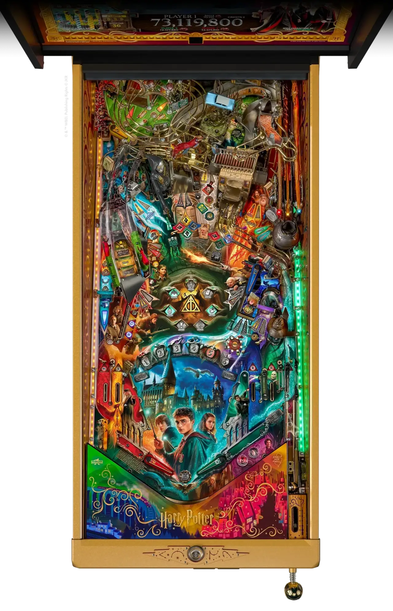 Harry Potter pinball official machine detail 4