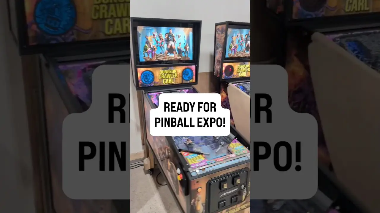 Join us at Pinball Expo this week! #pinball #dungeoncrawlercarl #endersgame #pinballexpo video thumbnail