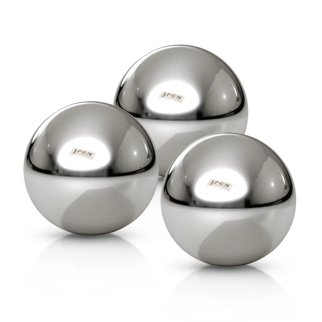 (3 Pieces) PGN - 1-1/16" Inch (27 mm) Pinball Replacement Steel Balls G100