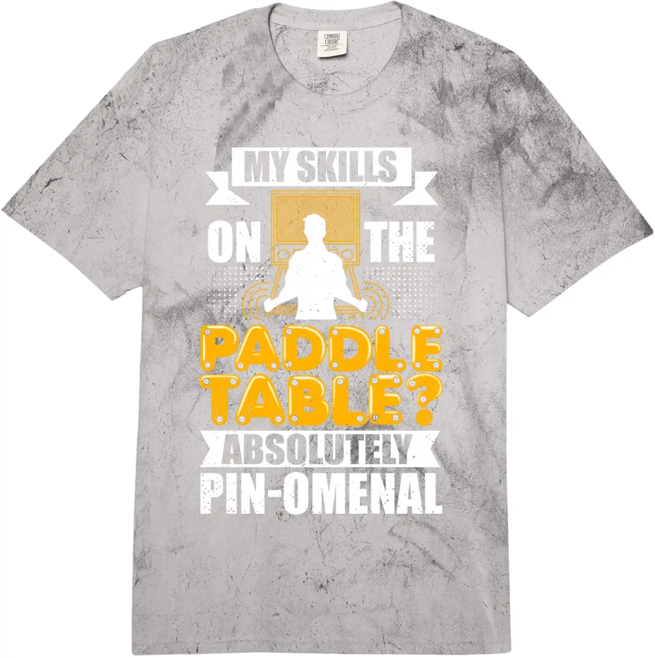 Absolutely Pin-omenal Skills Pinball Arcade Gaming Pinball Comfort Colors Adult Heavyweight T-Shirt