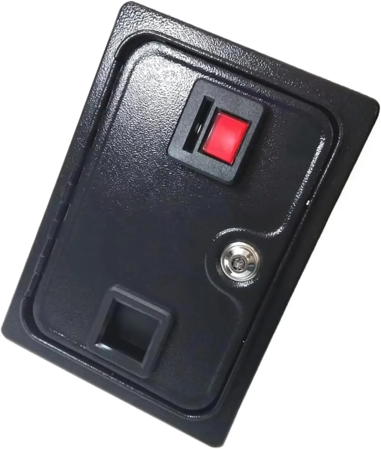Arcade Iron Door with 0.25 Cents Coin Mech Mechanism for Pinball and Coin Operated Games for Jamma for Mame(With Mechanical Selector)