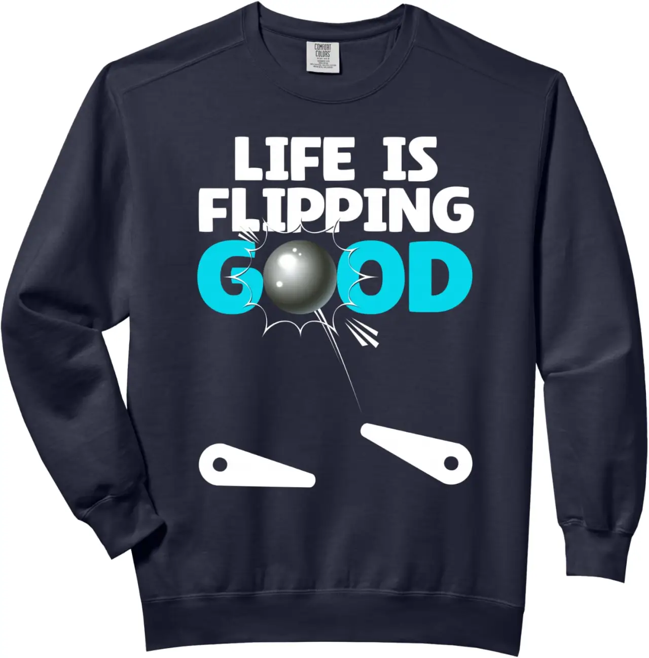 Best Pinball Art For Men Women Pinball Machine Pinball Lover Comfort Colors Adult Sweatshirt