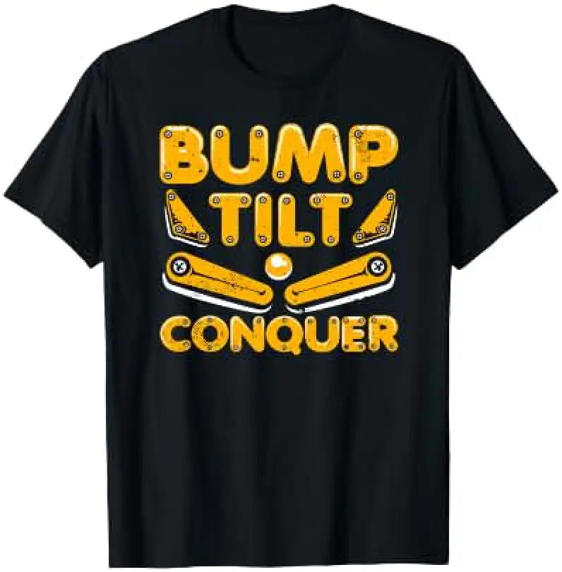 Bump Tilt Conquer Pinball Arcade Gaming Pinball Premium Tri-Blend T-Shirt