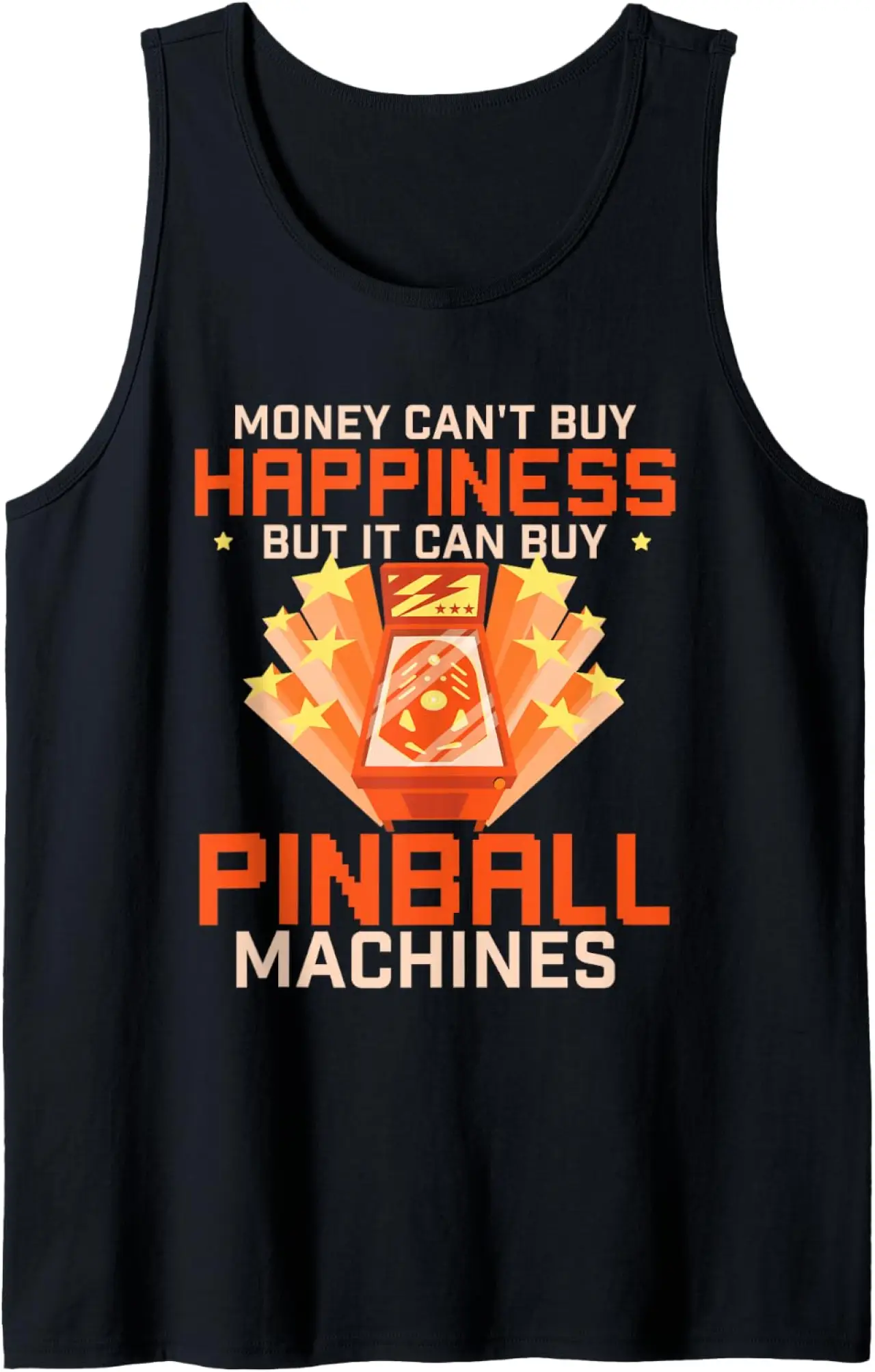 Buy Pinball Machines - Vintage Multiball Pinball Arcade Game Tank Top