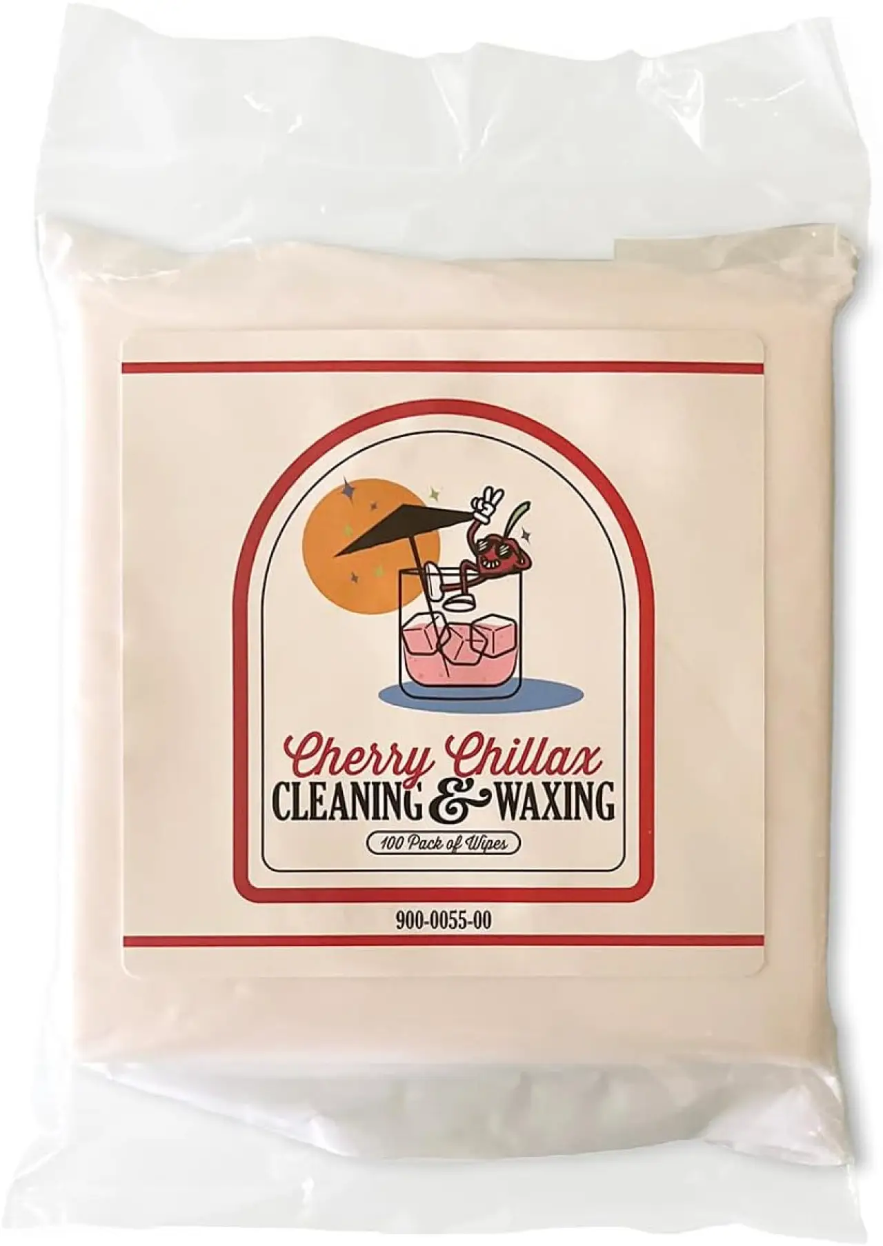 Cherry Chillax Pinball Machine Cleaning &amp; Waxing Wipes, 100 Count Pack