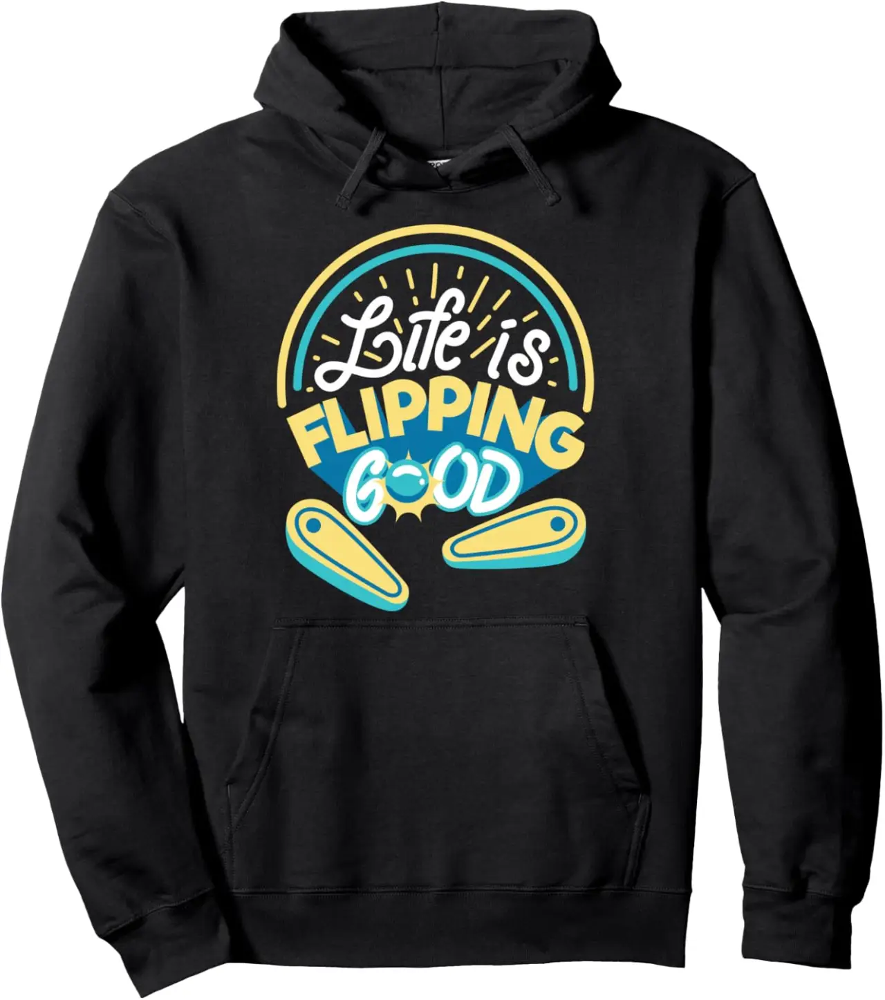 Classic Retro Arcade Pinball - Arcade Game Retro 80s Gaming Pullover Hoodie