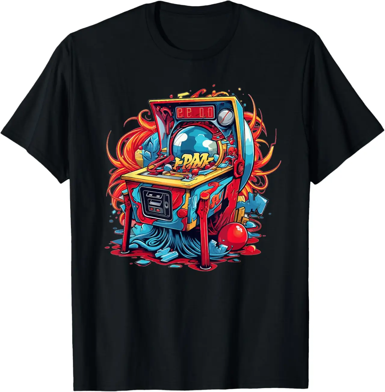 Colorful Pinball Machine T-Shirt