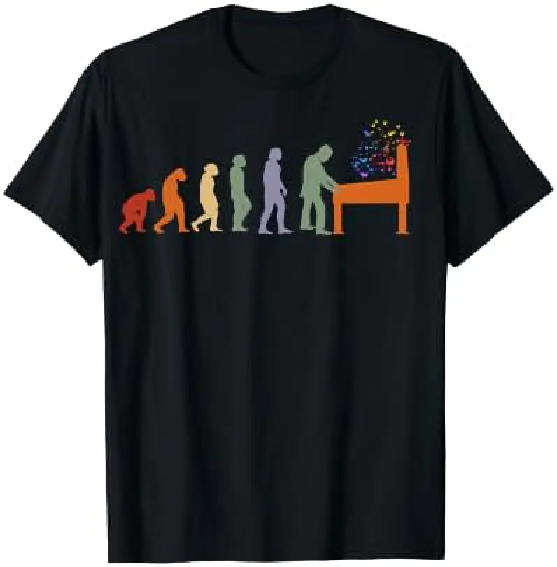Evolution Pinball Game Vintage Flipper Arcade Pinball Game Comfort Colors Adult Heavyweight T-Shirt