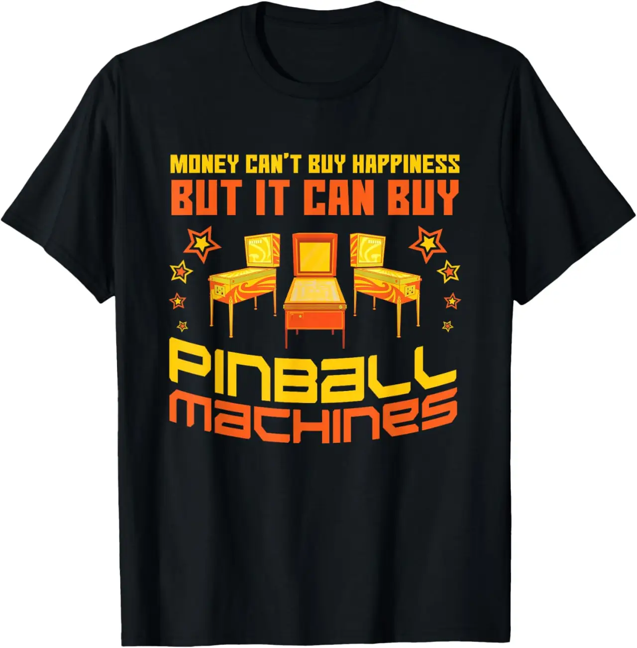 Flipper Funny Retro Vintage Arcade Game Machine T-Shirt