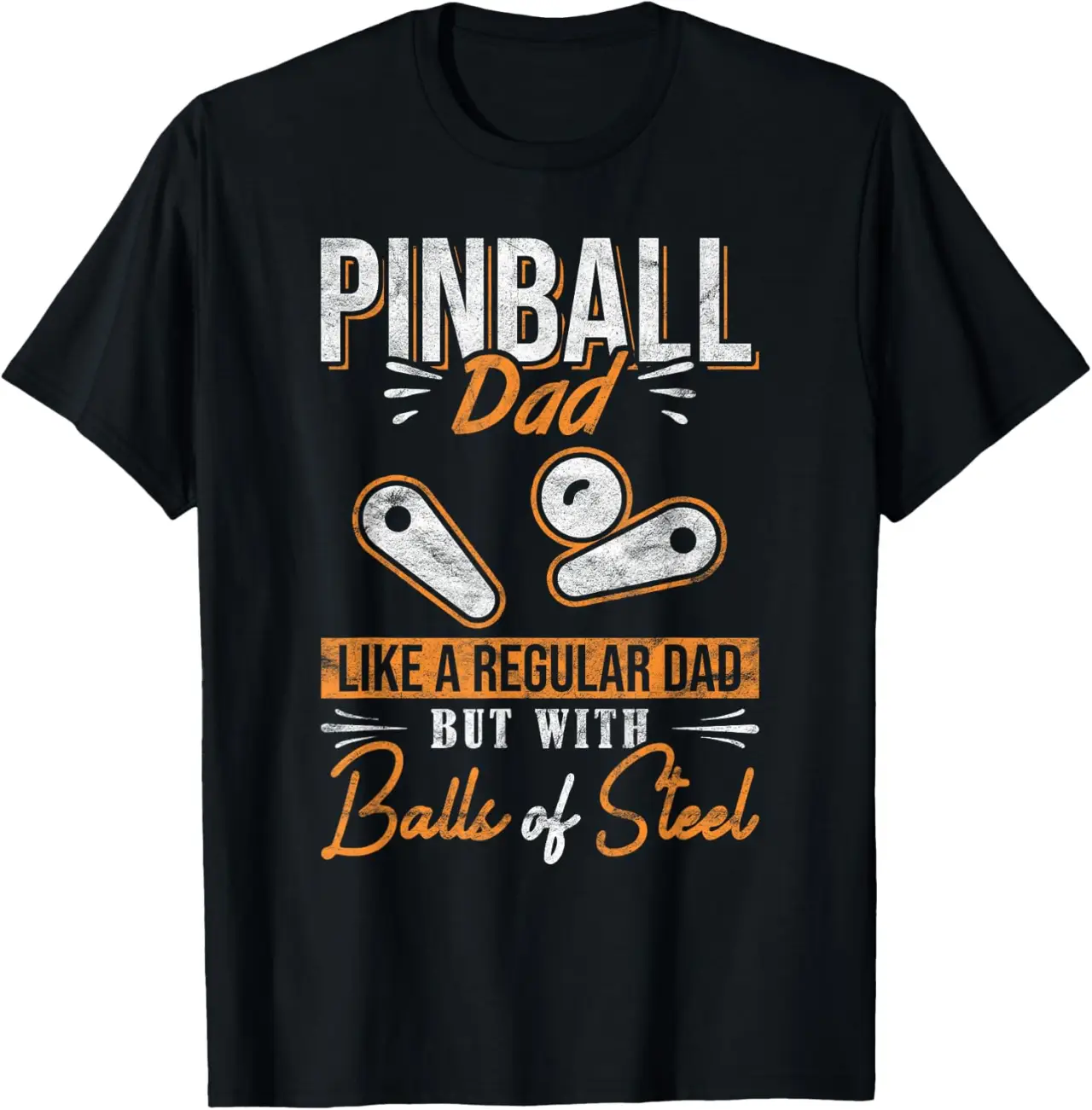 Flipper Pinball Papa with Steel Balls T-Shirt