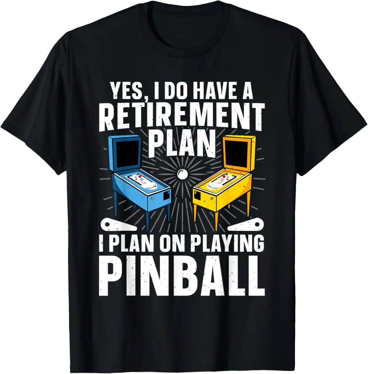 Funny Pinball Art for Men Women Arcade Pinball Machine Lover T-Shirt