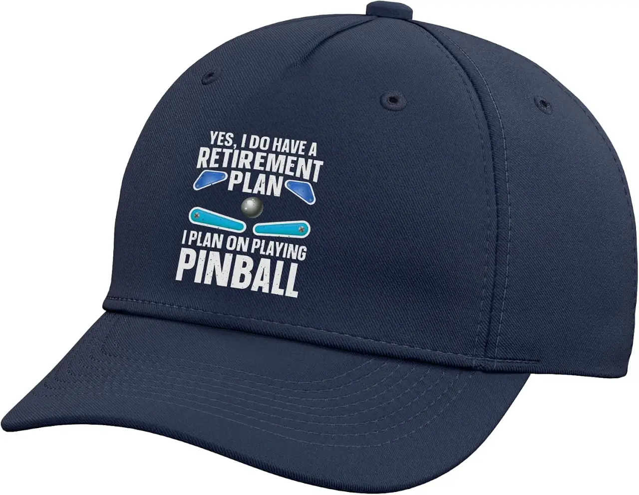 Funny Pinball Art for Men Women Arcade Pinball Machine Lover Adjustable Baseball Hat