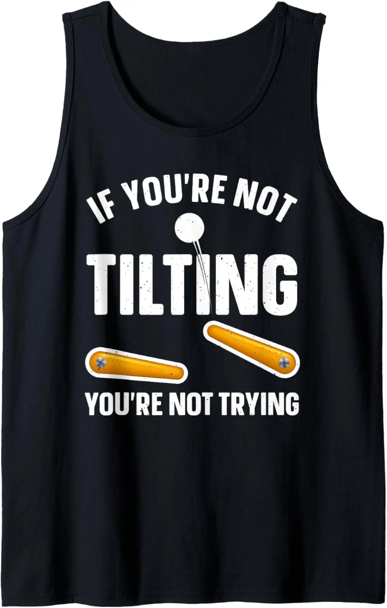 Funny Pinball Art for Men Women Kids Pinball Machine Lovers Tank Top
