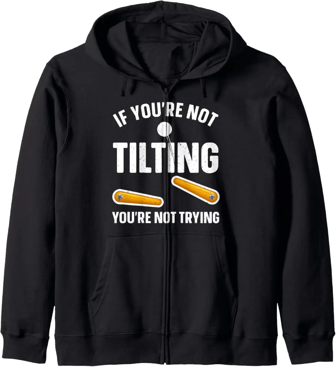 Funny Pinball Art For Men Women Kids Pinball Machine Lovers Zip Hoodie