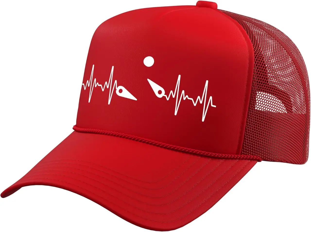Funny Pinball Design for Men Women Arcade Game Pinball Lover Trucker Hat with Adjustable Mesh Back