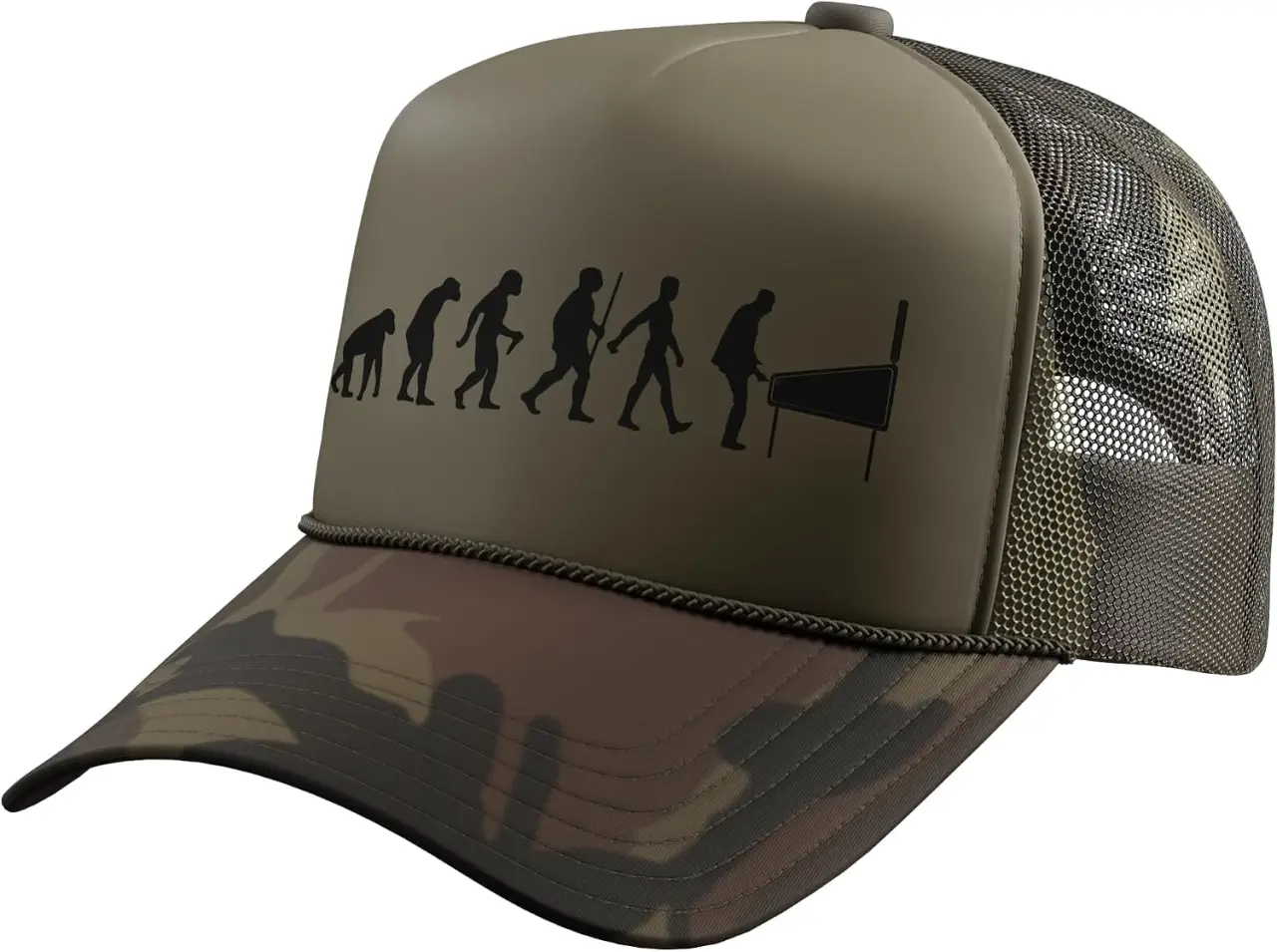 Funny Pinball Design for Men Women Pinball Machine Player Trucker Hat with Adjustable Mesh Back