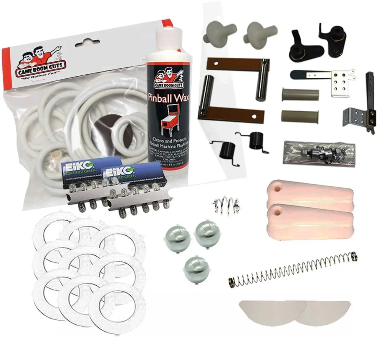 Game Room Guys 1963 Gottlieb Square Head Pinball White Premium Maintenance Kit