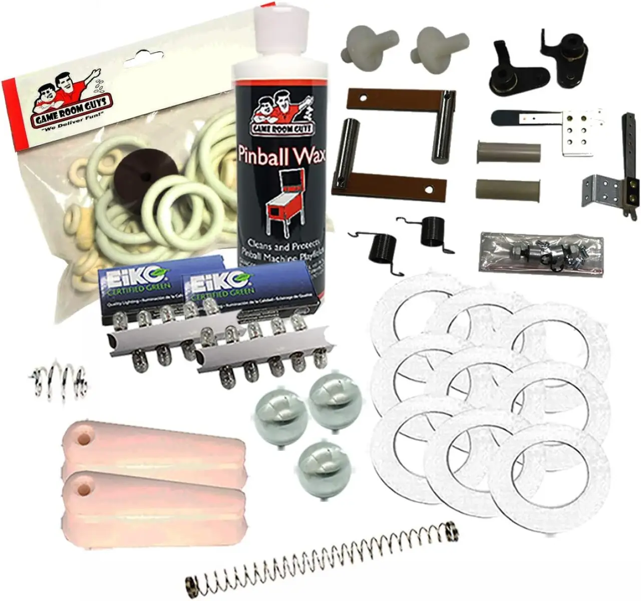 Game Room Guys 1965 Gottlieb Hi Dolly Pinball White Premium Maintenance Kit