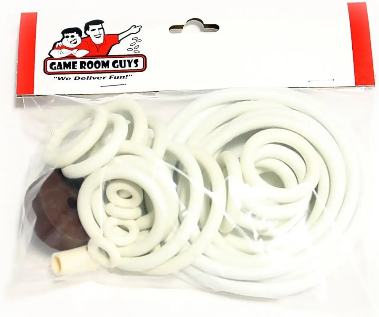 Game Room Guys 1966 Williams Eight Ball Pinball White Rubber Ring Kit