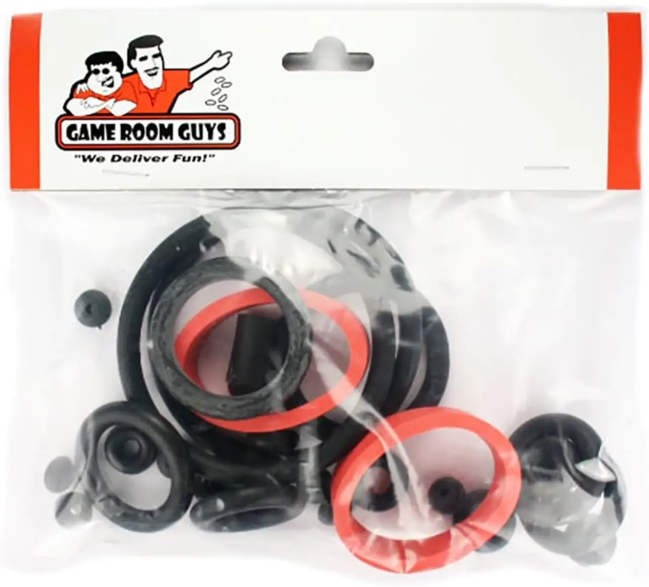 Game Room Guys Stern AC/DC Pro Pinball Black Rubber Ring Kit
