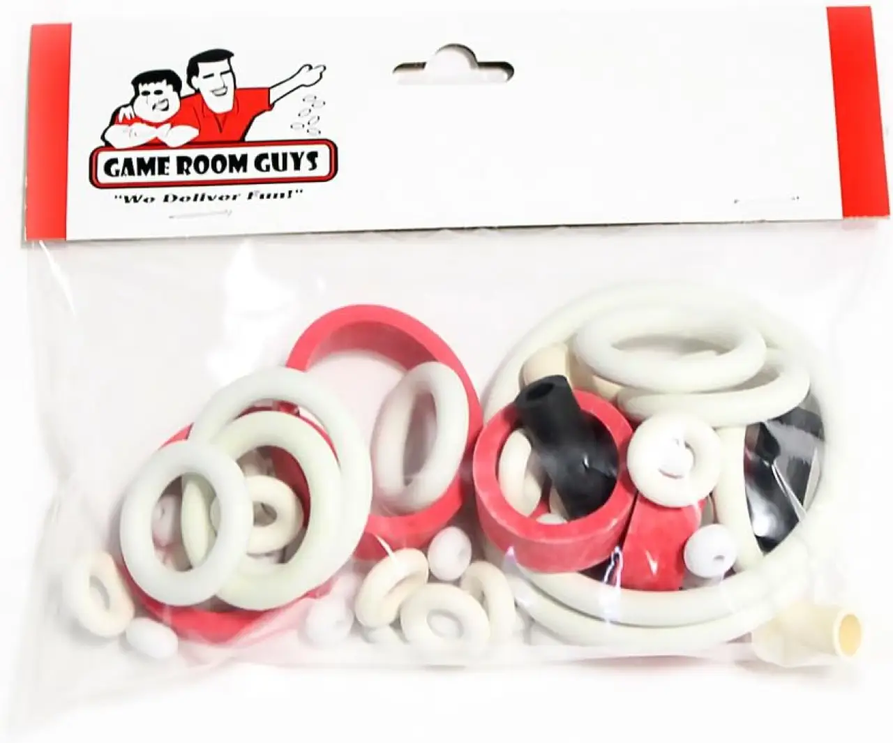 Game Room Guys Williams Road Show Pinball White Rubber Ring Kit