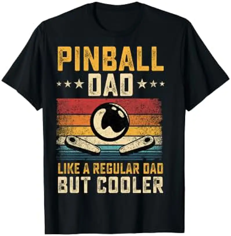 Pinball Dad Like Regular Dad But Cooler Father's Day Comfort Colors Adult Heavyweight T-Shirt