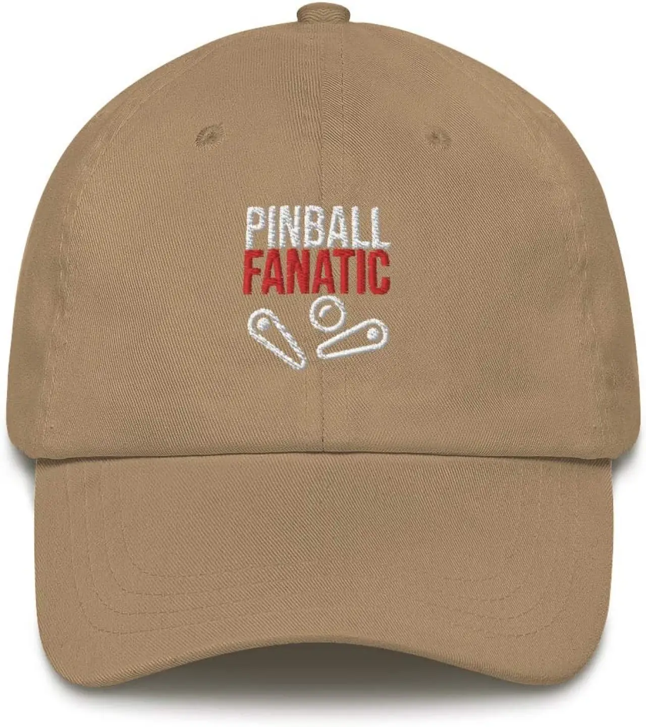 Pinball Fanatic Embroidered Dad Hat Baseball Cap Cotton Adjustable Pinball Player Gift Arcade Gift