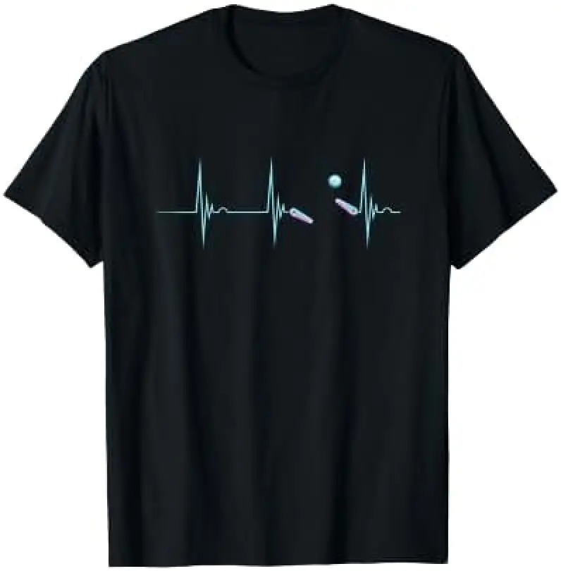 Pinball Heartbeat EKG Pulse Flipping Ball Flipping Machine Premium Tri-Blend T-Shirt
