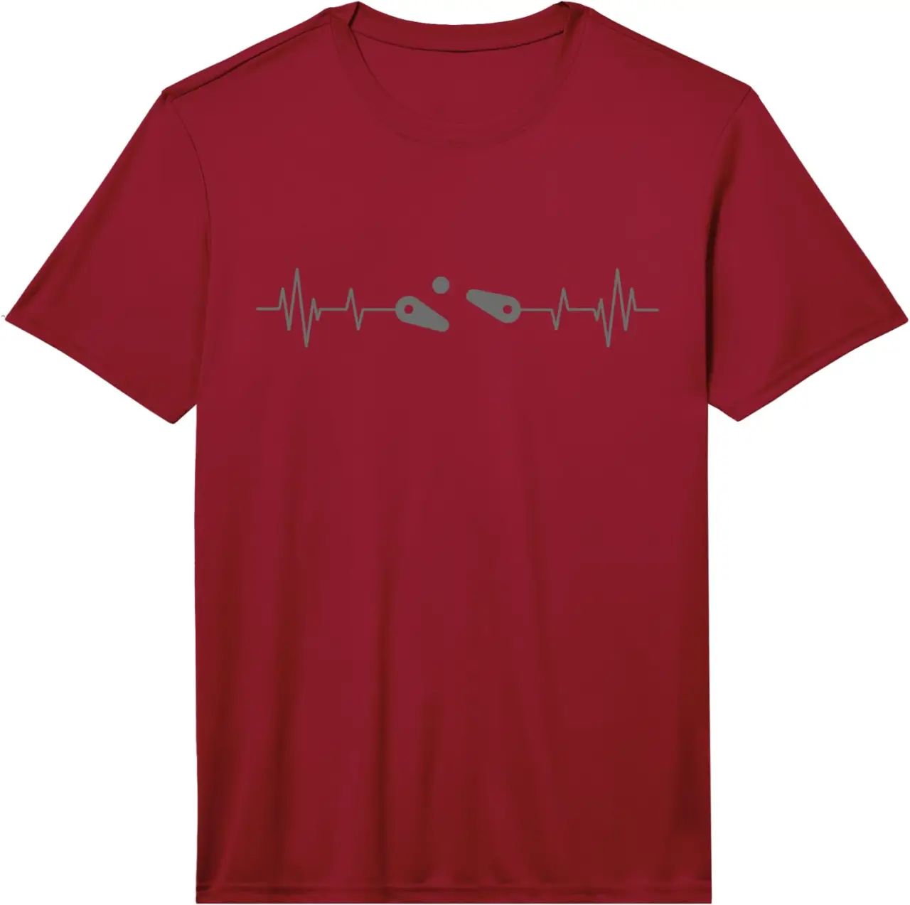 Pinball Heartbeat Funny Flipping Ball Flipper Gift Men Women Performance T-Shirt