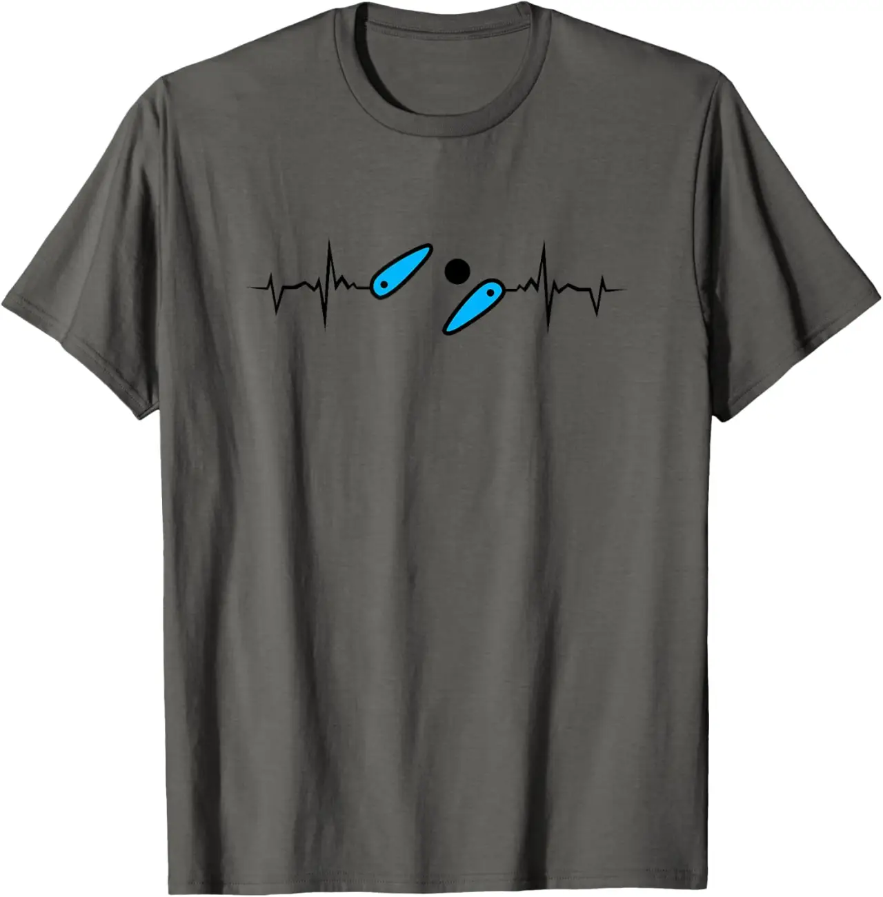 Pinball Heartbeat Funny Pinballer Flipping Ball EKG Flipper T-Shirt