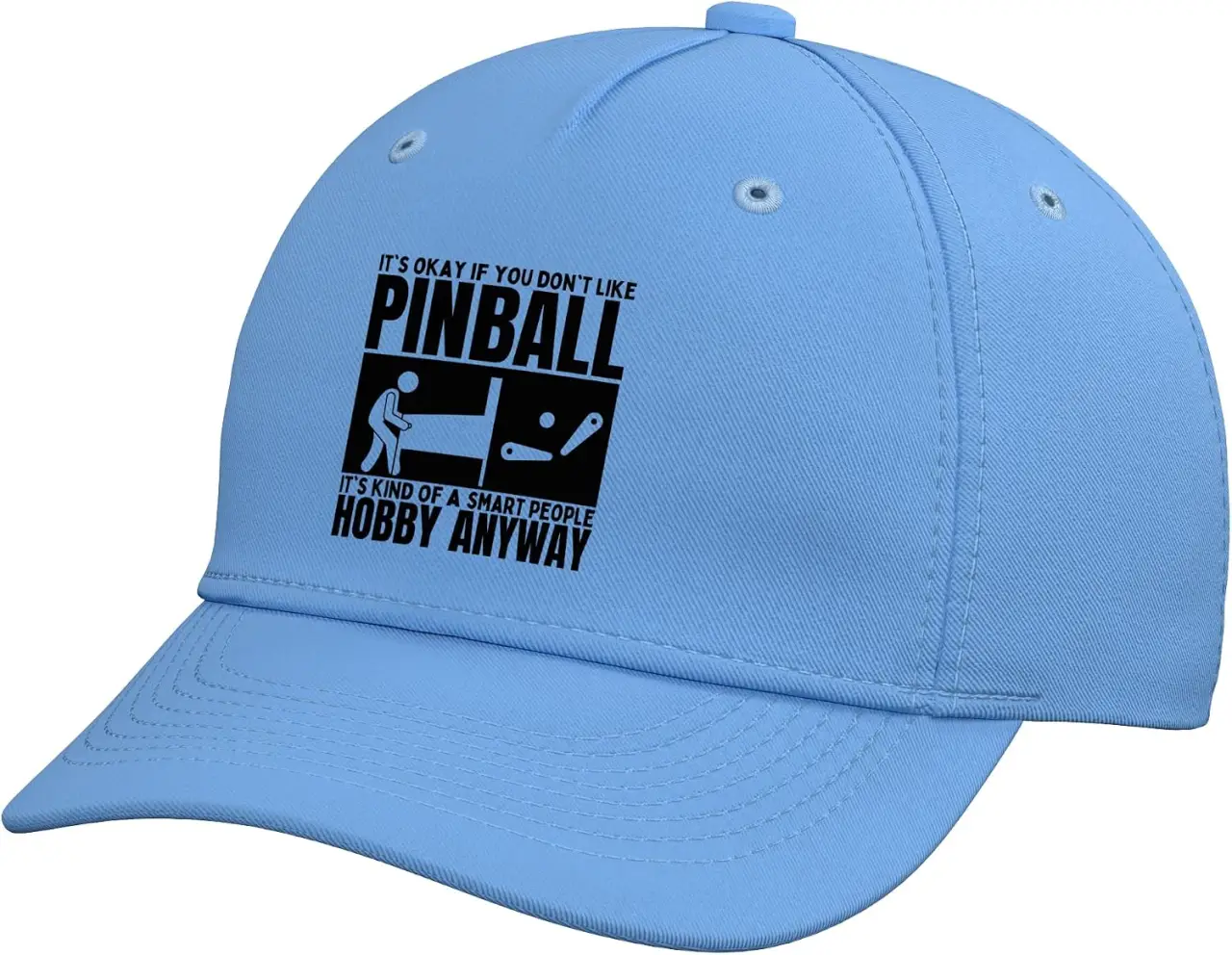 Pinball is for Smart People Funny Pinball Player Adjustable Baseball Hat