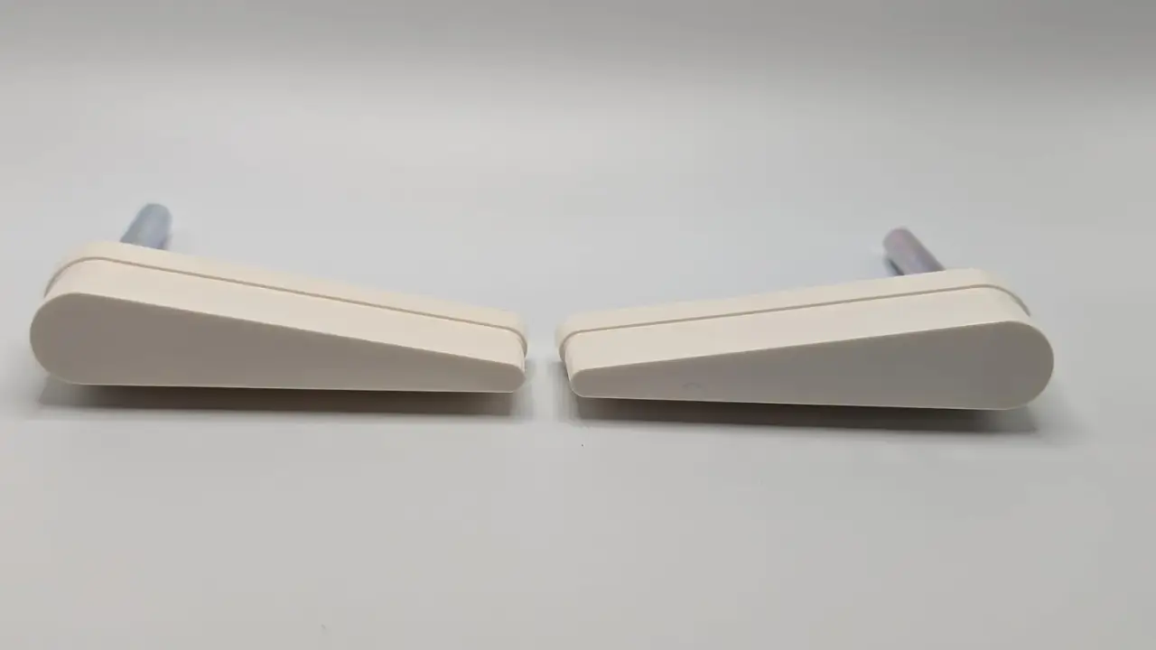 Pinball Life Flipper Bat and Shaft Assembly, No Logo, 3 inch, Plain (White, 2 Pack)