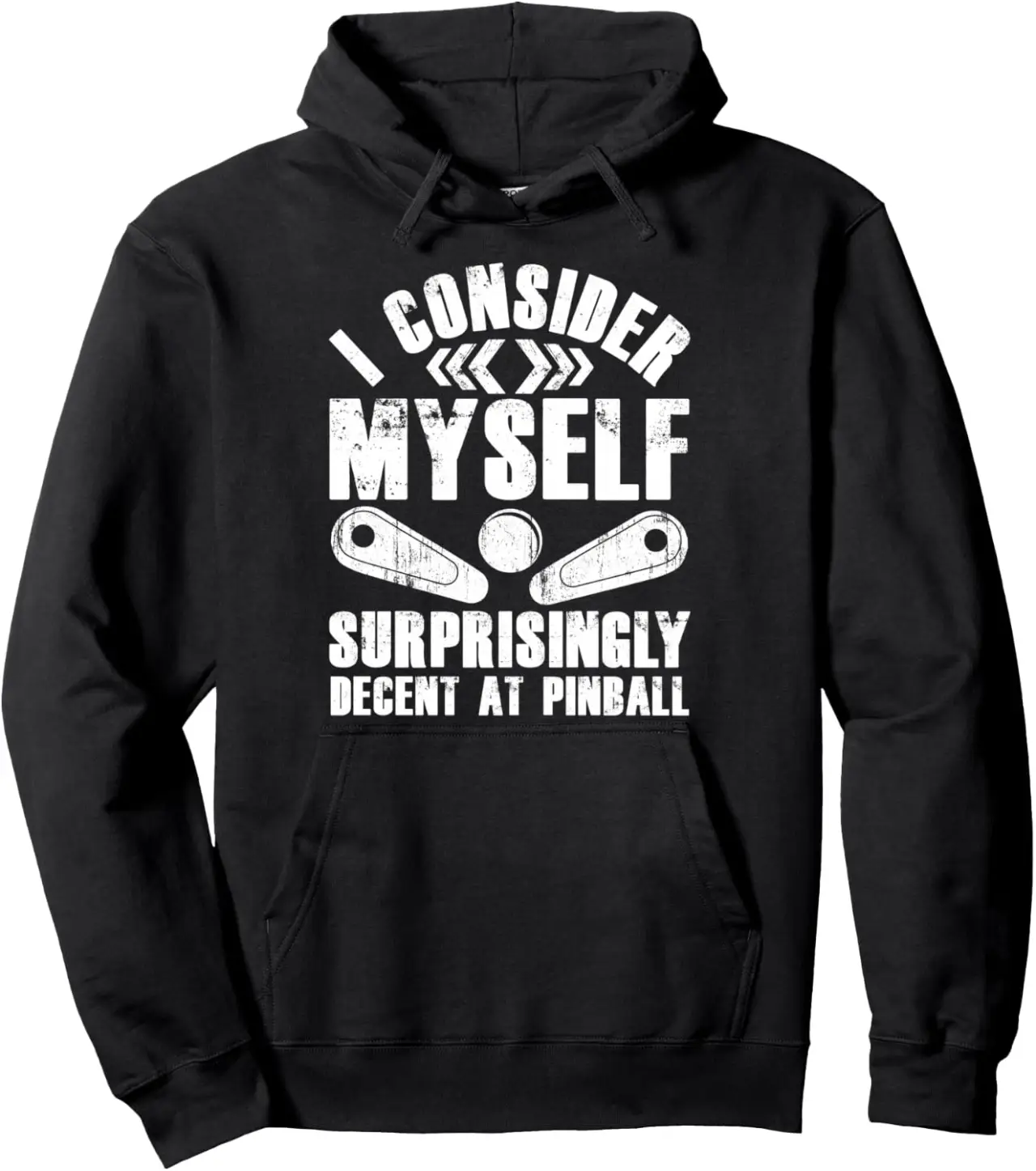 Pinball Machine Flippers - Arcade Game Pullover Hoodie