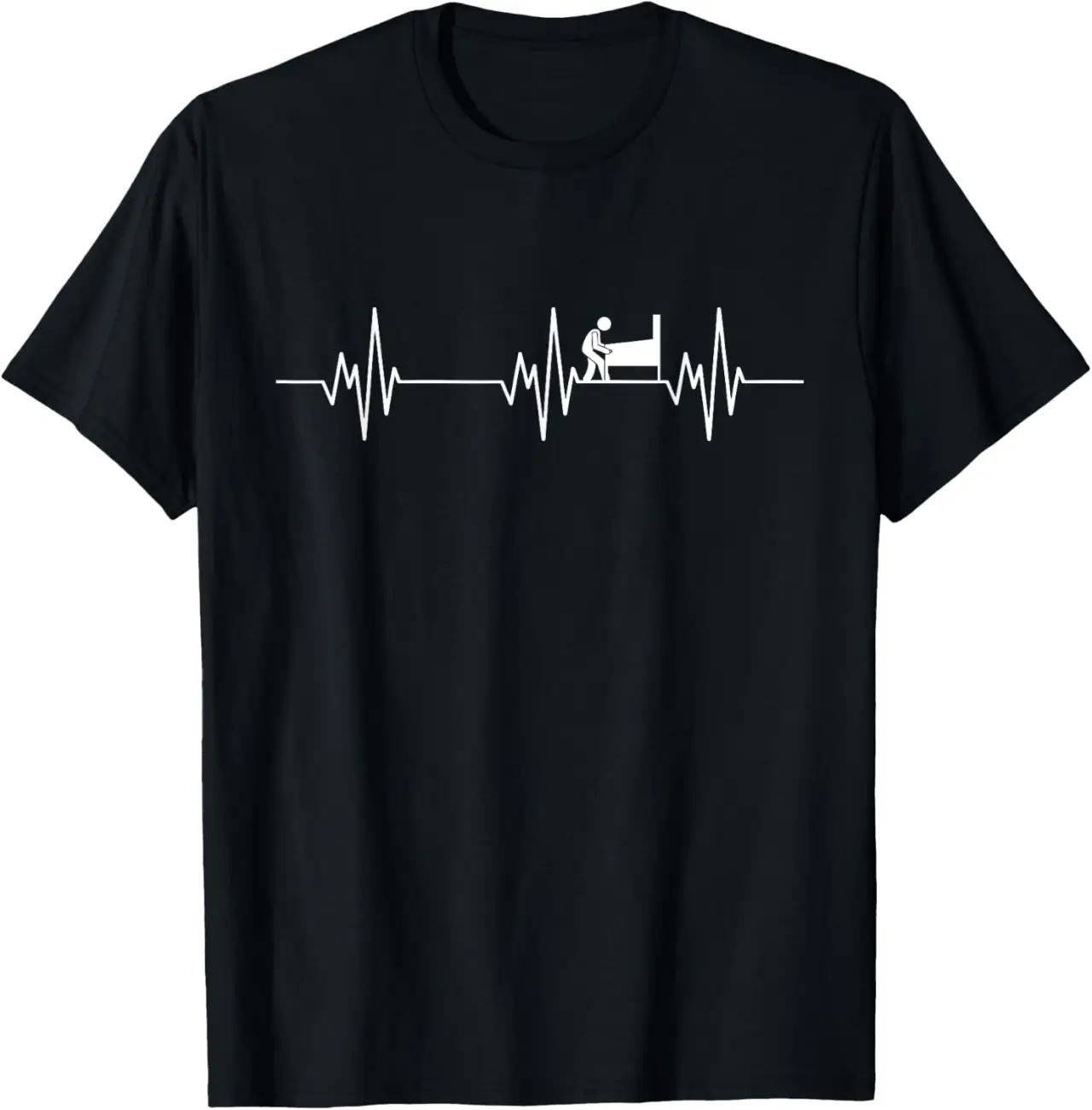 Pinball Machine - Pinball Heartbeat Flipper EKG Pulse Line T-Shirt